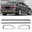 후면 범퍼 밝은 스트립 배기 포트 트림 스트립, BMW 7 시리즈 730Li 740 750 2016 2017 2018 2019