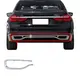 후면 범퍼 밝은 스트립 배기 포트 트림 스트립, BMW 7 시리즈 730Li 740 750 2016 2017 2018 2019